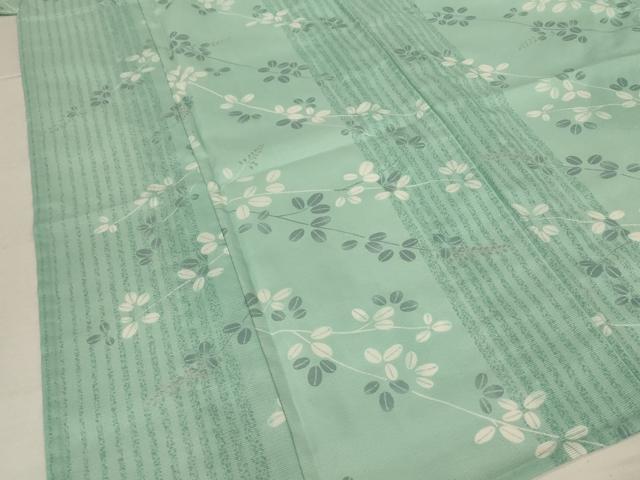 平和屋着物＊夏物　小紋　絽　萩　洗える着物　AABM1033jd