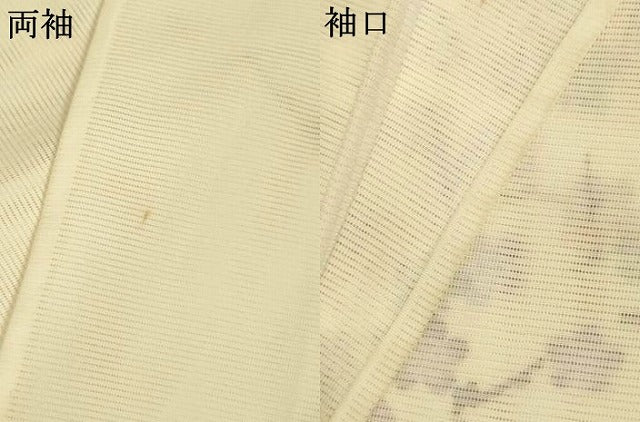 平和屋着物＊夏物　訪問着　絽　束ね熨斗花文　洗える着物　AABM1036jd