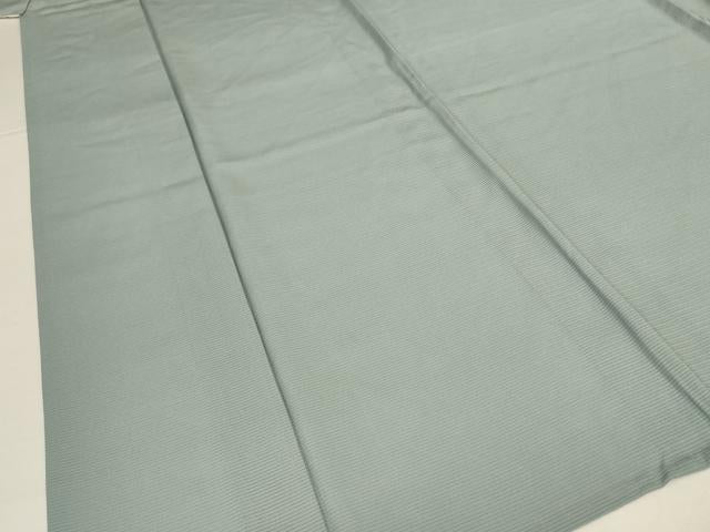 平和屋着物＊夏物　色無地　絽　青磁鼠色　正絹　逸品　AABM1094jd