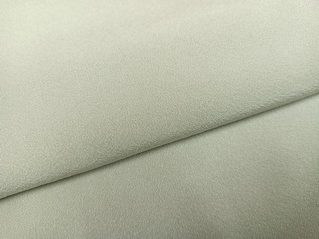 平和屋着物●上質な色無地　絹鼠色　正絹　逸品　AABM1121ph