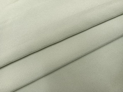 平和屋着物●上質な色無地　絹鼠色　正絹　逸品　AABM1121ph