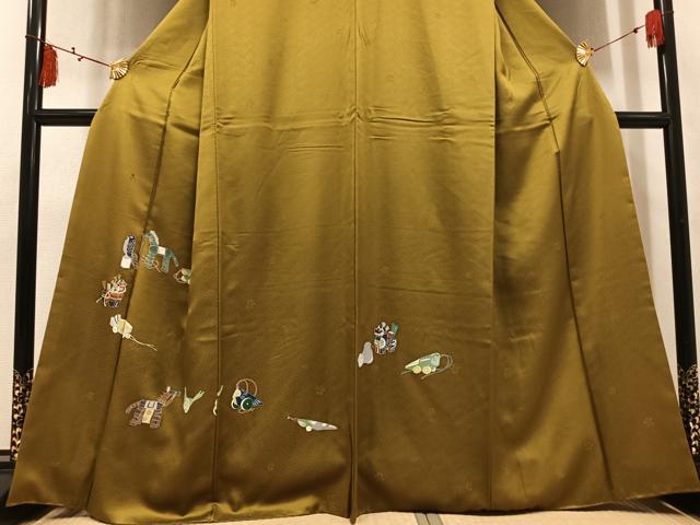 平和屋着物●訪問着　玩具文　正絹　逸品　AABM1129ph