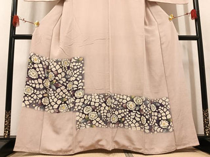 平和屋着物●豪華色留袖　辻が花　暈し染め　鬼しぼ縮緬　正絹　逸品　AABM1130ph