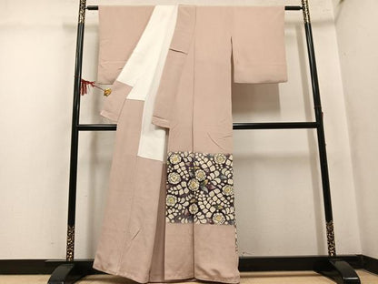 平和屋着物●豪華色留袖　辻が花　暈し染め　鬼しぼ縮緬　正絹　逸品　AABM1130ph