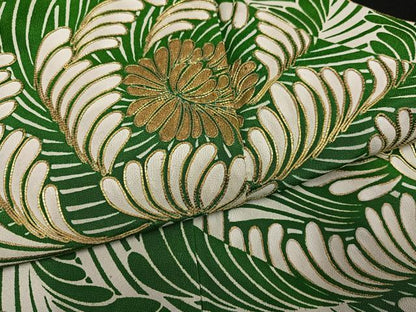 平和屋着物●豪華黒留袖　駒刺繍　花尽くし　金彩　正絹　逸品　AABM1150ph