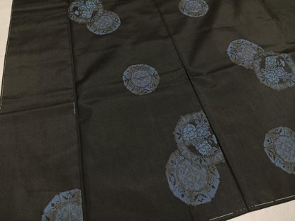 平和屋着物●本場大島紬　9マルキ　地空き　花鏡裏文　正絹　逸品　未使用　AABM1167ph