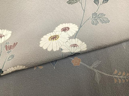 平和屋着物●訪問着　友禅　作家物　本山　枝花文　暈し染め　正絹　逸品　AABM1172ph