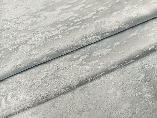 平和屋着物●上質な色無地　霞地紋　蕎麦切色　正絹　逸品　AABM1219ph