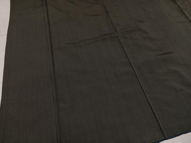 平和屋着物●男性　紬　縞　正絹　逸品　AABM1254ph