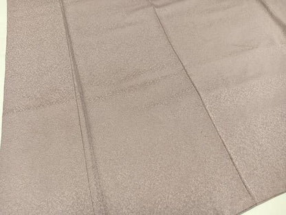 平和屋着物●上質な色無地　赤白橡色　そごう扱い　正絹　逸品　AABM1255ph