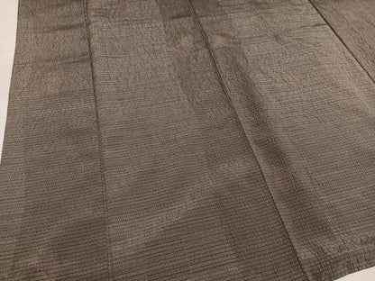 平和屋着物●上質な紬　間道　正絹　逸品　AABM1274ph
