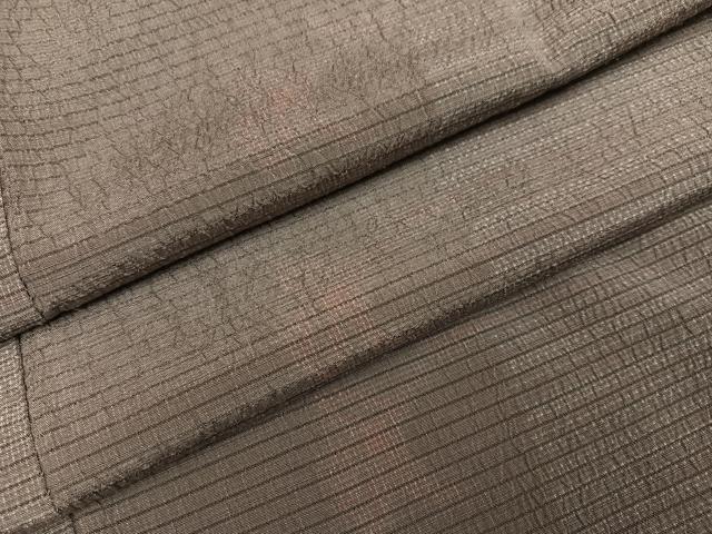 平和屋着物●上質な紬　間道　正絹　逸品　AABM1274ph