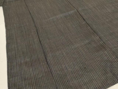 平和屋着物＊夏物　男性　重要無形文化財　本場宮古上布　縞　苧麻　逸品　AABM1372jd