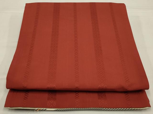 平和屋着物◎本場筑前博多織　両面　六通柄　京袋帯　献上　正絹　逸品　AABM1414ou