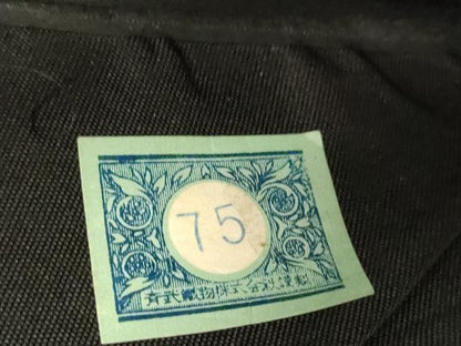 平和屋着物◎六通柄袋帯　唐織　更紗花文　黒地　金銀糸　正絹　逸品　AABM1486od