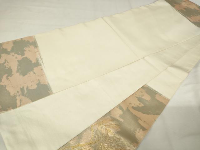 平和屋着物◎太鼓柄袋帯　松　金糸　正絹　逸品　AABM1538od
