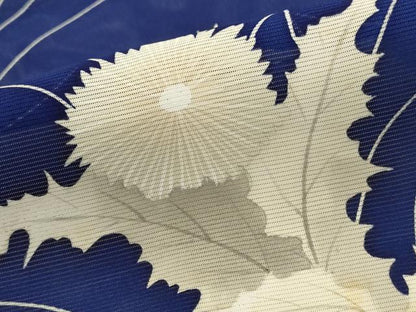 平和屋着物＊夏物　訪問着　絽　手描き　草花文　正絹　逸品　AABM1571st