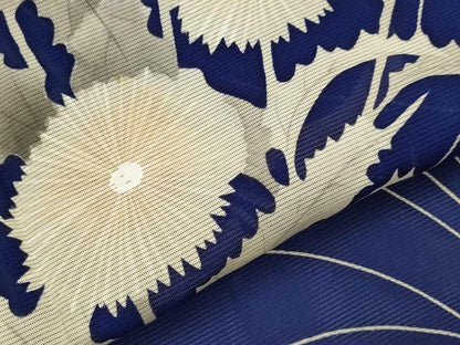 平和屋着物＊夏物　訪問着　絽　手描き　草花文　正絹　逸品　AABM1571st