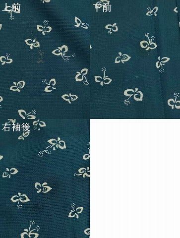 平和屋着物＊夏物　小紋　絽　草花文　正絹　逸品　AABM1578st