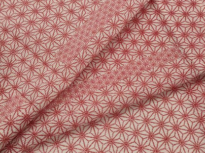 平和屋着物＊夏物　小紋　絽　麻の葉文様　正絹　逸品　AABM1584st
