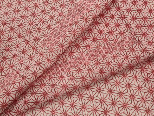 平和屋着物＊夏物　小紋　絽　麻の葉文様　正絹　逸品　AABM1584st