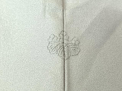 平和屋着物▽訪問着　単衣　草花文　金彩　正絹　逸品　AABM1802jh