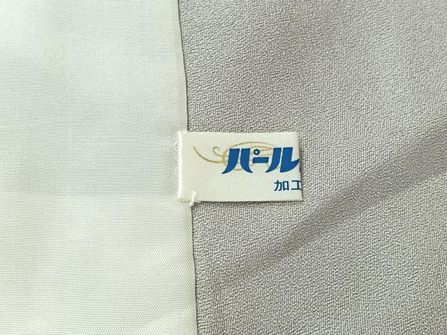 平和屋着物▽訪問着　単衣　草花文　金彩　正絹　逸品　AABM1802jh