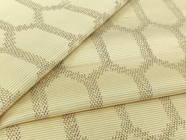 平和屋着物▽本場大島紬　単衣　亀甲文　正絹　逸品　AABM1804jh
