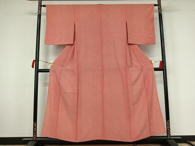 平和屋着物▽江戸小紋　単衣　鮫小紋柄　正絹　逸品　AABM1809jh