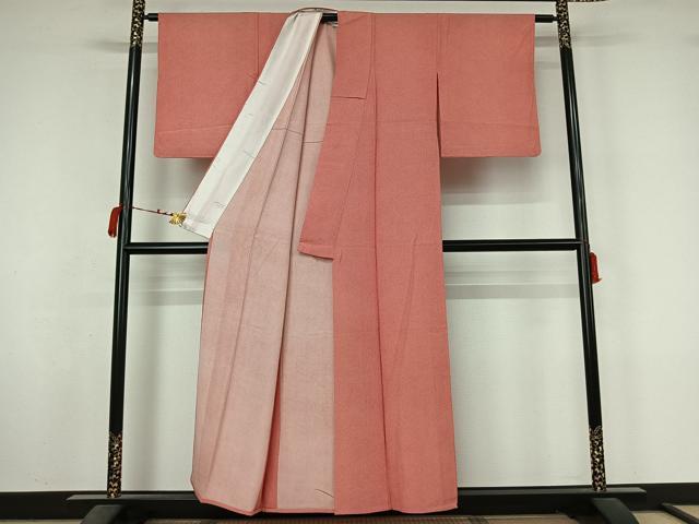 平和屋着物▽江戸小紋　単衣　鮫小紋柄　正絹　逸品　AABM1809jh