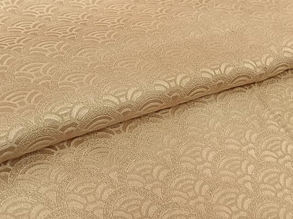 平和屋着物▽上質な小紋　単衣　霞文　暈し染め　正絹　逸品　AABM1816jh