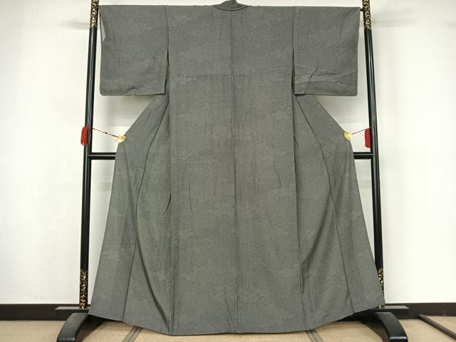 平和屋着物▽江戸小紋　単衣　寄せ小紋柄　正絹　逸品　AABM1825jh