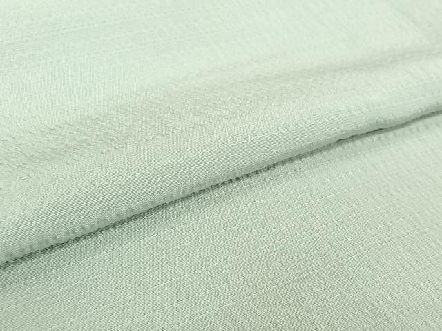 平和屋着物▽上質な色無地　単衣　水色　正絹　逸品　AABM1843jh