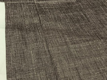 平和屋着物▽上質な紬　単衣　霞文　正絹　逸品　AABM1850jh