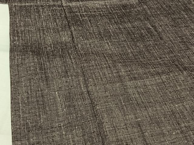 平和屋着物▽上質な紬　単衣　霞文　正絹　逸品　AABM1850jh