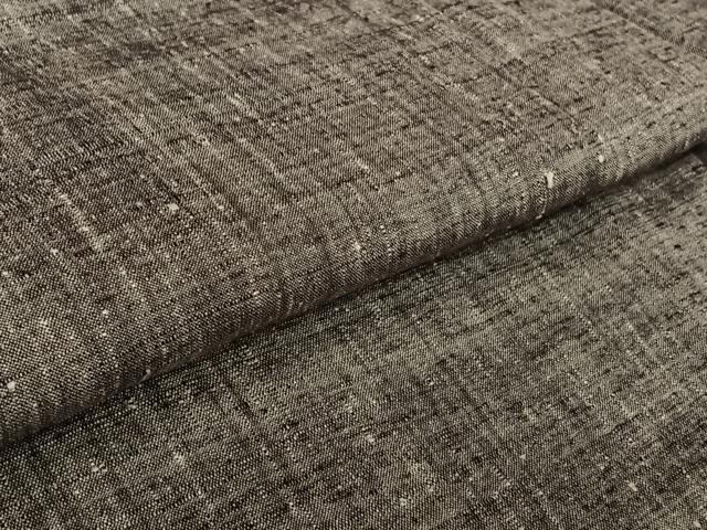 平和屋着物▽上質な紬　単衣　霞文　正絹　逸品　AABM1850jh
