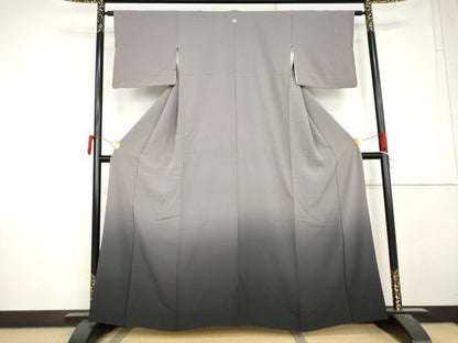 平和屋着物●色留訪問着　霞文　暈し染め　正絹　逸品　AABM2005cs