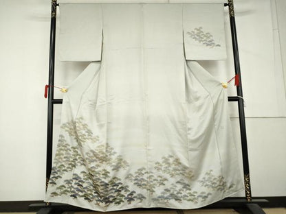 平和屋着物●訪問着　作家物　枝松　暈し染め　正絹　逸品　AABM2015cs