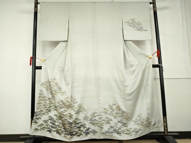 平和屋着物●訪問着　作家物　枝松　暈し染め　正絹　逸品　AABM2015cs