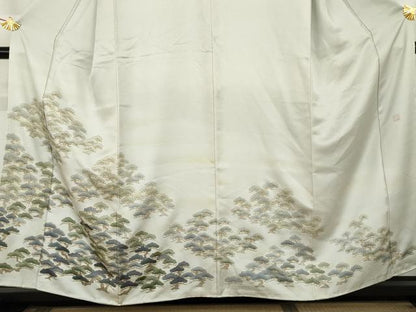 平和屋着物●訪問着　作家物　枝松　暈し染め　正絹　逸品　AABM2015cs