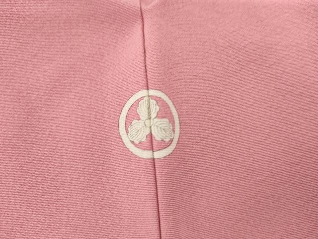 平和屋着物●上質な色無地　薄紅梅色　正絹　逸品　AABM2026cs