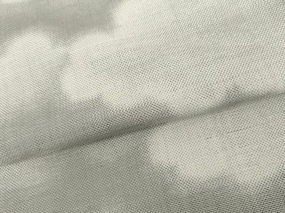 平和屋着物●本場大島紬　白大島　9マルキ　雲重ね文　正絹　逸品　AABM2046cs