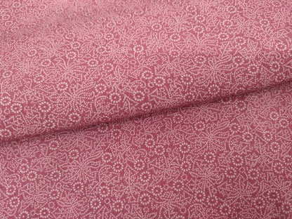 平和屋着物●人間国宝 小宮康孝　江戸小紋　草花文　高島屋扱い　正絹　逸品　AABM2053cs