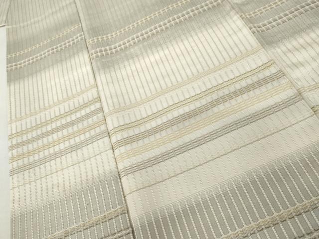 平和屋着物●藤山千春　訪問着　お召地　吉野間道　正絹　逸品　AABM2057cs