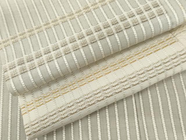 平和屋着物●藤山千春　訪問着　お召地　吉野間道　正絹　逸品　AABM2057cs