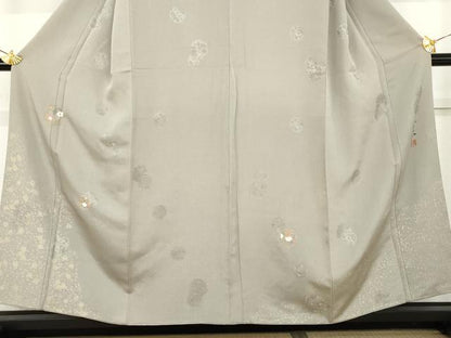 平和屋着物●友禅作家の巨匠　浅井青仁　訪問着　花丸文　正絹　逸品　AABM2067cs