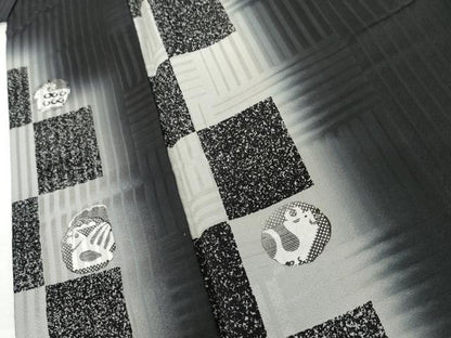平和屋着物●訪問着　干支　暈し染め　正絹　逸品　AABM2084cs
