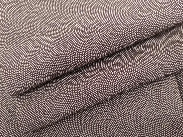 平和屋着物●江戸小紋　鮫小紋柄　正絹　逸品　AABM2088cs