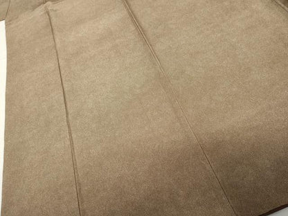 平和屋着物●江戸小紋　極小鮫小紋柄　反端付き　正絹　逸品　AABM2117cs