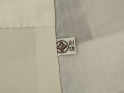 平和屋着物●上質な色無地　霞地紋　浅紫色　松坂屋扱い　正絹　逸品　未使用　AABM2131cs